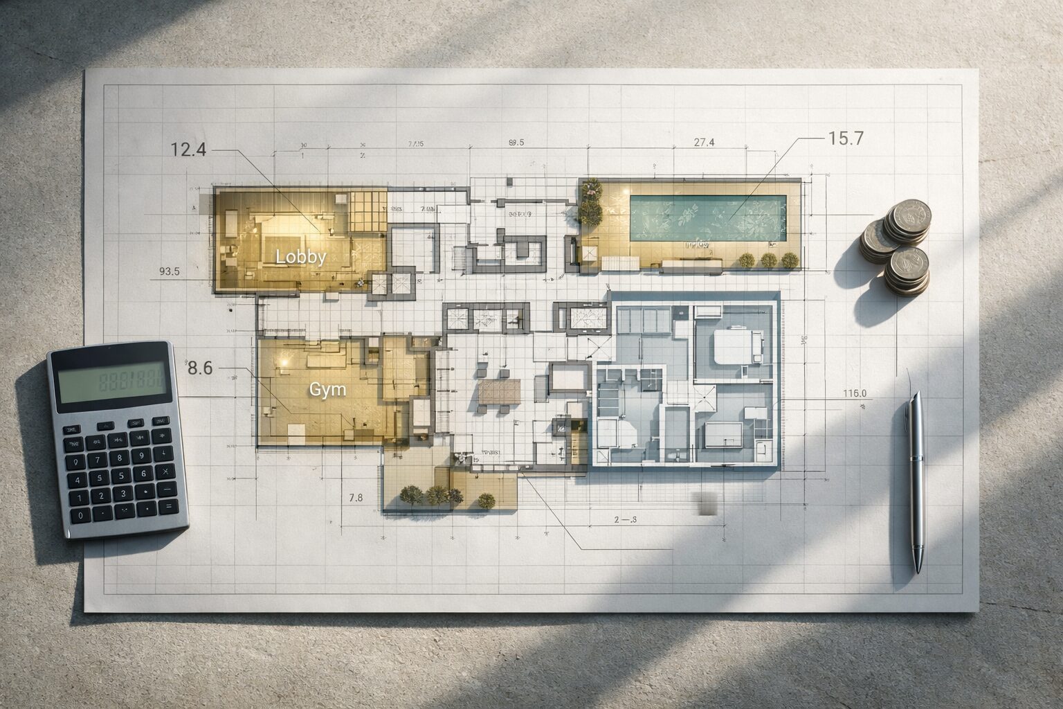 Grundriss Immobilie Dubai
